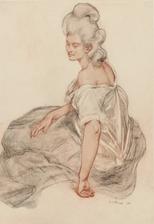Manon by Rene Francois Xavier Prinet Oil Painting