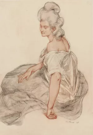 Manon by Rene Francois Xavier Prinet Oil Painting