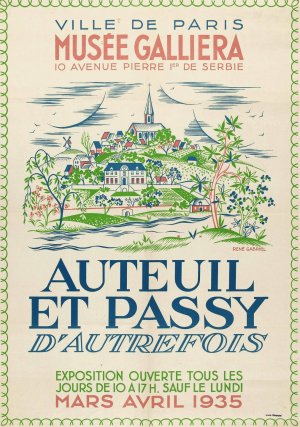 Auteuil Et Passy by Rene Gabriel Oil Painting