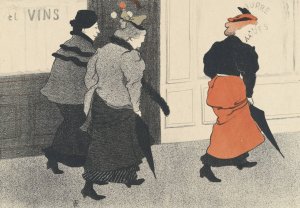 Milliners by Rene Georges Hermann-Paul Oil Painting