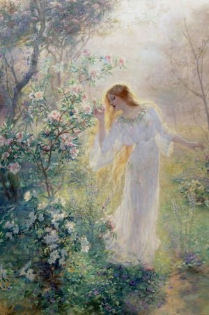 L'ete by Rene Gerin Oil Painting