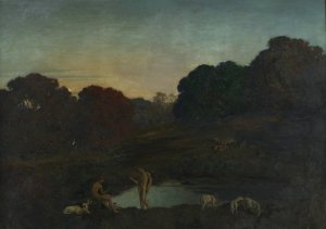 Pastoral Scene by Rene Menard Oil Painting