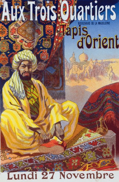 Trois Quartiers  by Rene Pean - Hand-Painted Oil Painting Reproduction