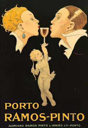 Porto Ramos-Pinto by Rene Vincent Oil Painting