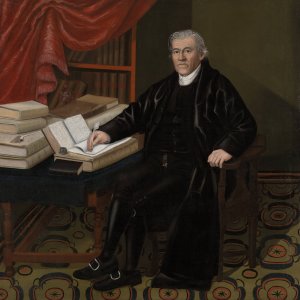 Reverend Ammi Ruhamah Robbins by Reuben Moulthrop Oil Painting