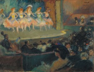Cafe concert by Ricard Canals I Llambi Oil Painting