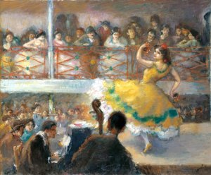 Flamenco Dance by Ricard Canals I Llambi Oil Painting