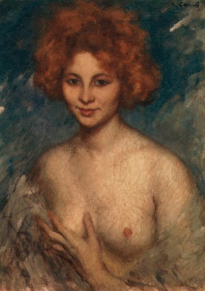Main Product Photo of Desnudo de Mujer Painting by Ricardo Canals y Llambi