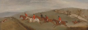 Foxhunting- The Few Not Funkers by Richard Barrett Davis Oil Painting