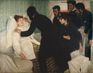 Hypnotic Seance by Richard Bergh Oil Painting