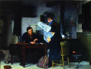 Waiting for the State by Richard Caton Woodville Oil Painting