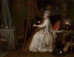 Marianne Dorothy Harland, Later Mrs. William Dalrymple by Richard Cosway Oil Painting