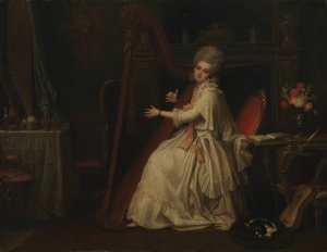 Marianne Dorothy Harland by Richard Cosway Oil Painting