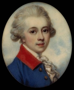 Portrait of a Gentleman by Richard Cosway Oil Painting
