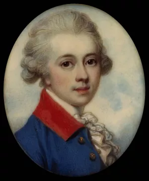 Portrait of a Gentleman by Richard Cosway Oil Painting