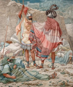 Mercy, David Spareth Saul's Life by Richard Dadd Oil Painting