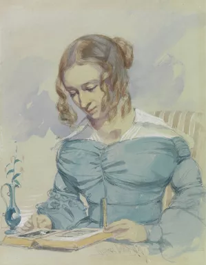 Portrait of Maria Elizabeth Dadd, the Artist's Sister by Richard Dadd Oil Painting