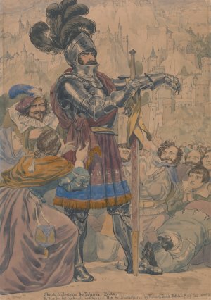 Sketch for the Passions; Pride by Richard Dadd Oil Painting