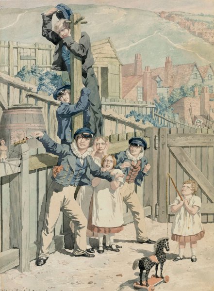 Main Product Photo of Sketch for the Passions; Suspense or Expectation  Painting by Richard Dadd