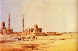 Tombs of the Khalifs, Cairo by Richard Dadd - Oil Painting Reproduction