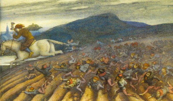 Main Product Photo of The Alter Cup in Aagerup Painting by Richard Doyle