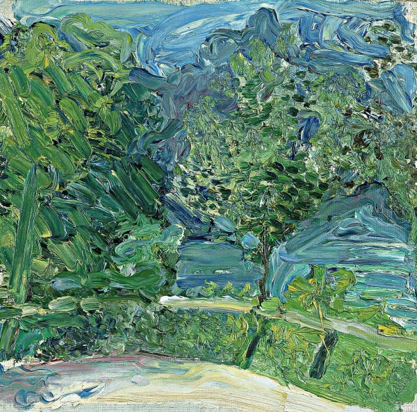Main Product Photo of Lakeside Road near Gmunden  Painting by Richard Gerstl