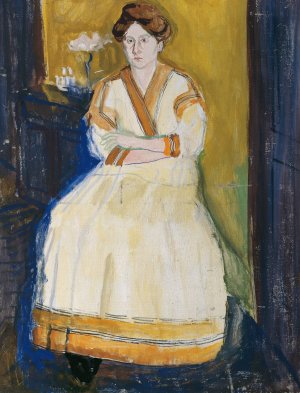 Mathilde Schonberg by Richard Gerstl Oil Painting