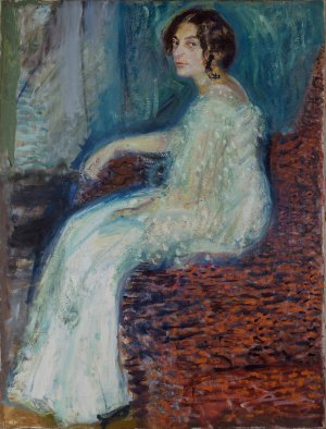 Portrait of Henryka Cohn by Richard Gerstl Oil Painting