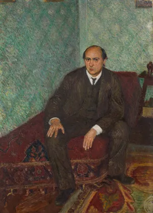 Portrat Arnold Schonberg by Richard Gerstl Oil Painting