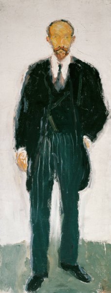 Professor Ernst Diez by Richard Gerstl Oil Painting