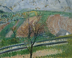 Trasse der Zahnradbahn auf den Kahlenberg by Richard Gerstl Oil Painting