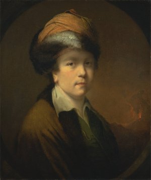 Portrait of a Youth by Richard Hurleston Oil Painting
