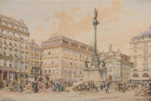 Wien Am Hof Oil painting by Richard Moser