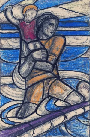 H. Christoffel by Richard Nicolaus Roland Holst H. Christoffel by Richard Nicolaus Roland Holst Oil Painting