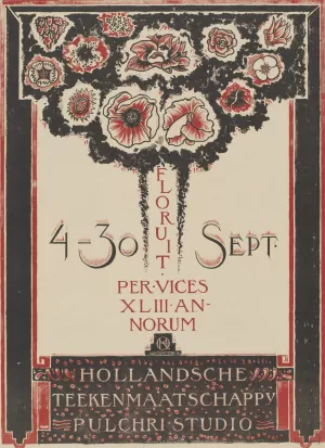 Hollandsche Teekenmaatschappij Pulchri Studio 4-30 Sept. by Richard Nicolaus Roland Holst Oil Painting