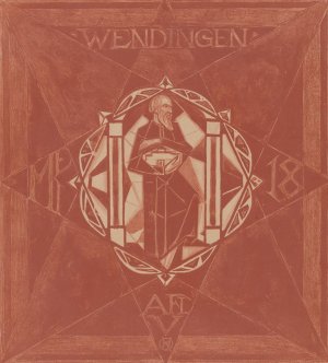 Omslagontwerp voor; Wendingen, 1918 by Richard Nicolaus Roland Holst Oil Painting