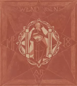 Omslagontwerp voor; Wendingen, 1918 Oil painting by Richard Nicolaus Roland Holst