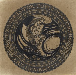 Ontwerp voor ex libris voor Joyce Haworth by Richard Nicolaus Roland Holst Oil Painting