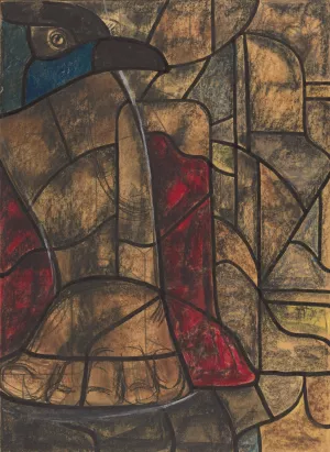 Ontwerp voor raam in het Noordertransept in de Dom te Utrecht 12 by Richard Nicolaus Roland Holst Oil Painting