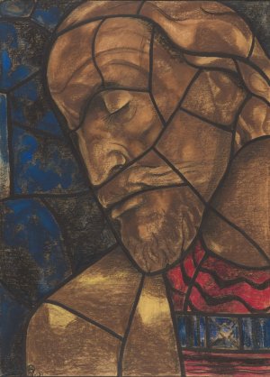 Ontwerp voor raam in het Noordertransept in de Dom te Utrecht 26 by Richard Nicolaus Roland Holst Oil Painting