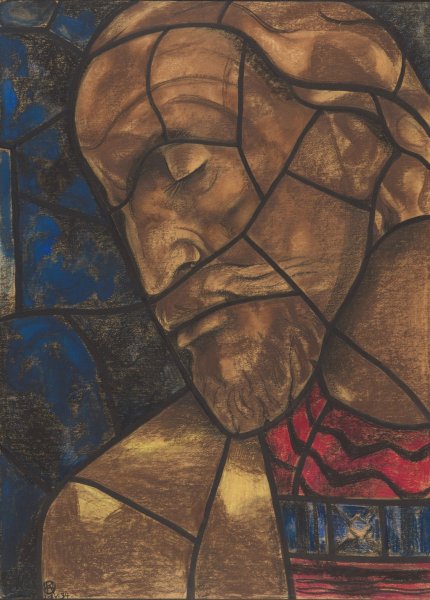 Ontwerp voor raam in het Noordertransept in de Dom te Utrecht 26  by Richard Nicolaus Roland Holst - Hand-Painted Oil Painting Reproduction