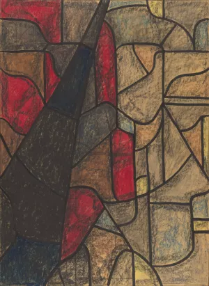 Ontwerp voor raam in het Noordertransept in de Dom te Utrecht 38 by Richard Nicolaus Roland Holst Oil Painting