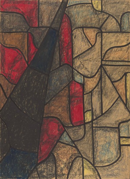 Ontwerp voor raam in het Noordertransept in de Dom te Utrecht 38  by Richard Nicolaus Roland Holst - Hand-Painted Oil Painting Reproduction