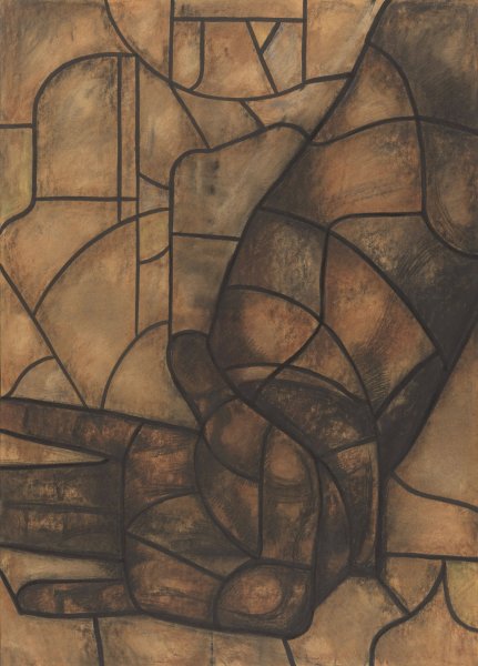 Ontwerp voor raam in het Noordertransept in de Dom te Utrecht 40  by Richard Nicolaus Roland Holst - Hand-Painted Oil Painting Reproduction