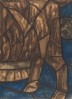 Ontwerp voor raam in het Noordertransept in de Dom te Utrecht 45 by Richard Nicolaus Roland Holst Oil Painting