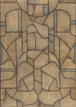 Ontwerp voor raam in het Noordertransept in de Dom te Utrecht 46 by Richard Nicolaus Roland Holst Oil Painting