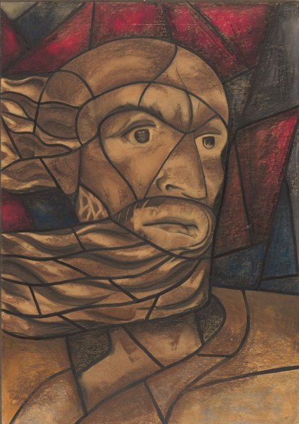 Ontwerp voor raam in het Noordertransept in de Dom te Utrecht 47  by Richard Nicolaus Roland Holst - Hand-Painted Oil Painting Reproduction