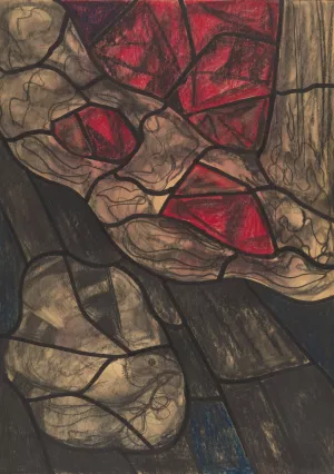 Ontwerp voor raam in het Noordertransept in de Dom te Utrecht 48 by Richard Nicolaus Roland Holst Oil Painting