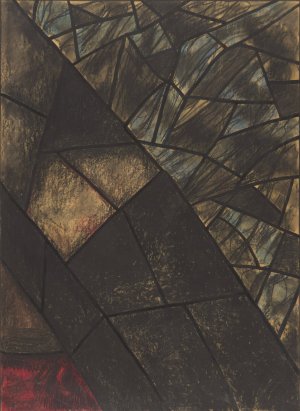 Ontwerp voor raam in het Noordertransept in de Dom te Utrecht 49 by Richard Nicolaus Roland Holst Oil Painting