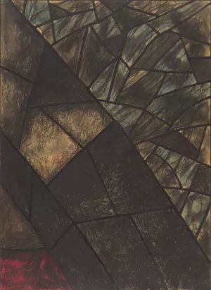 Ontwerp voor raam in het Noordertransept in de Dom te Utrecht 49 by Richard Nicolaus Roland Holst Oil Painting